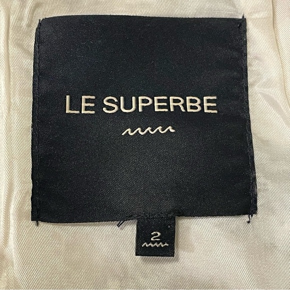 LE SUPERBE NWOT Hawaiian Shine Sequin Palm Tree Pencil Skirt in Multi - Picture 5 of 6